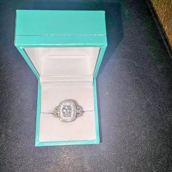 Bella Luce Tycoon stamped and 925 stamped CZ Ring NWOT - Picture 2 of 2